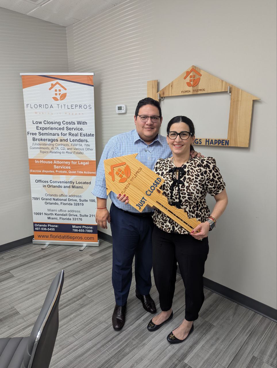 Satisfied homeowners